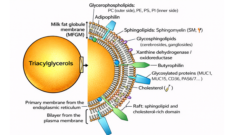 Milk fat in raw milk – structural organization, physicochemical mechanisms, technological behavior, analytical approaches, and adulteration