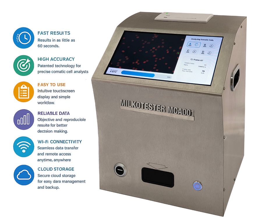 Milkotester MCA001 - Automated Somatic Cell Counter